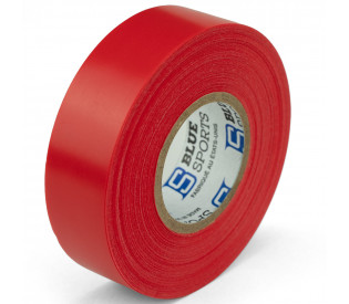 Лента хоккейная "Blue Sport Color Pad Tape", ширина 24мм, длина 25м, красная